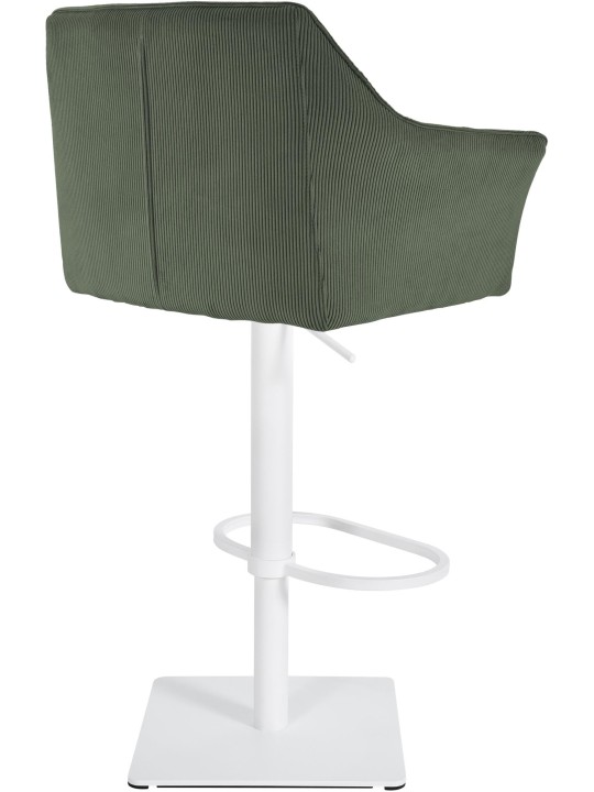 Banqueta alta Damaso W Cord, verde