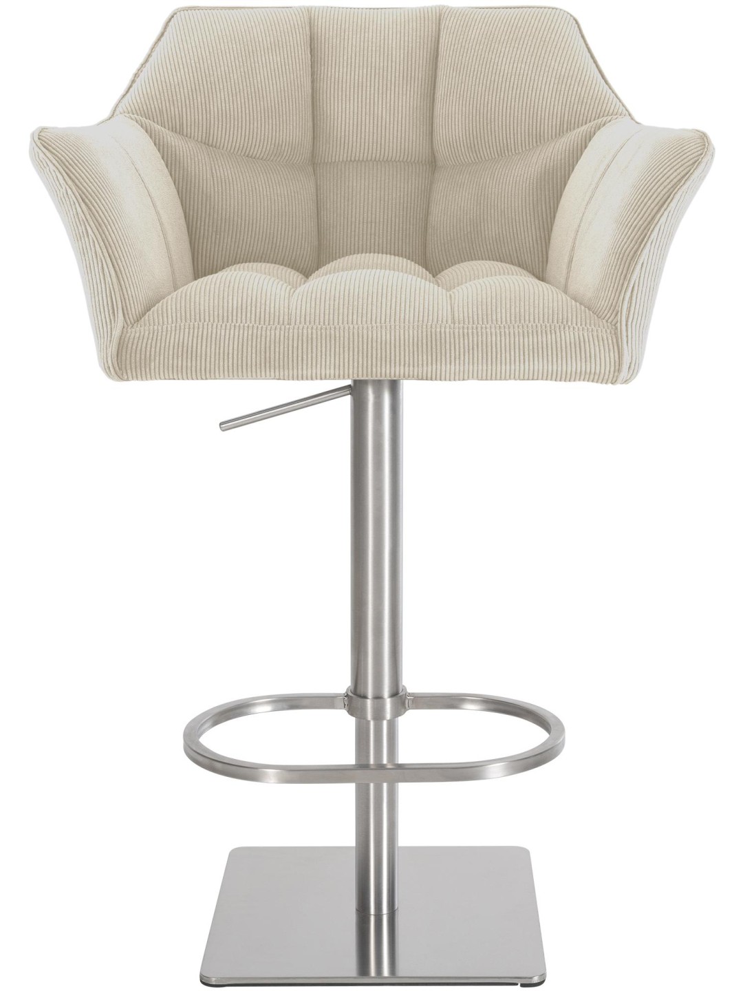 Banqueta alta Damaso E Cord, creme