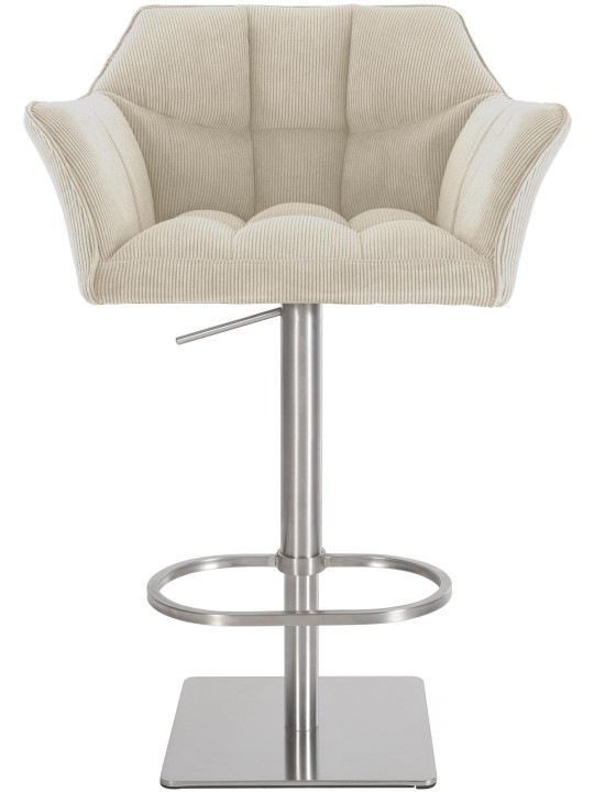 Banqueta alta Damaso E Cord, creme