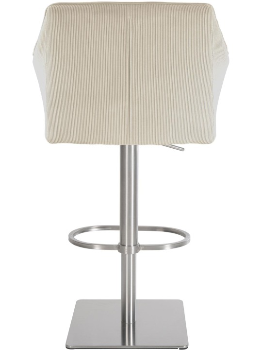 Banqueta alta Damaso E Cord, creme