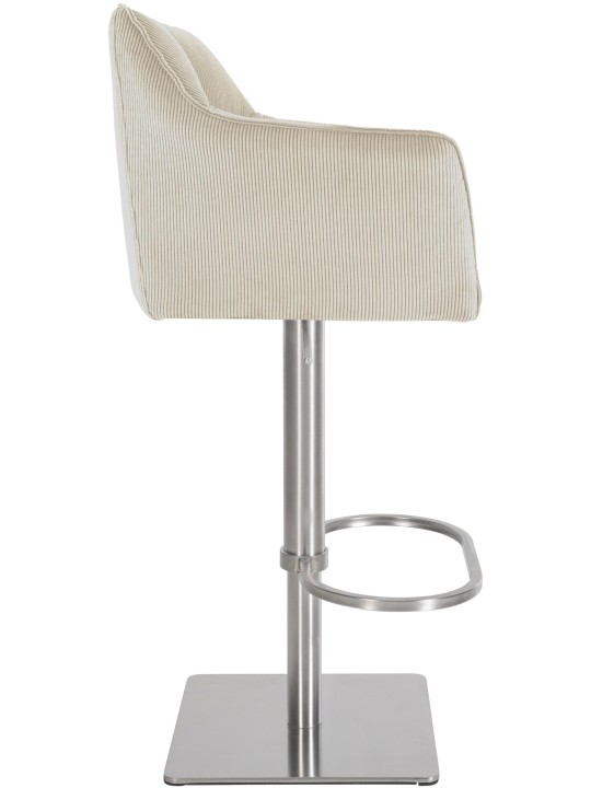 Banqueta alta Damaso E Cord, creme
