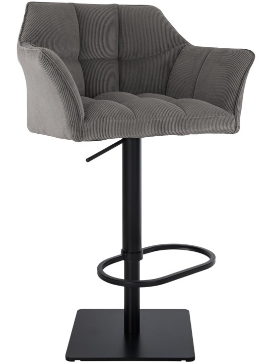 Banqueta alta Damaso B Cord, taupe