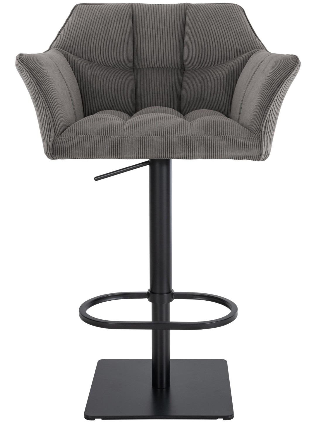 Banqueta alta Damaso B Cord, taupe
