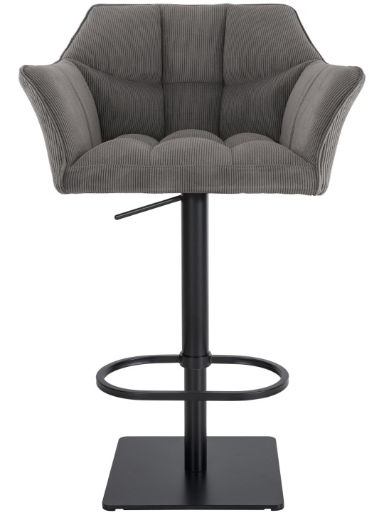 Banqueta alta Damaso B Cord, taupe