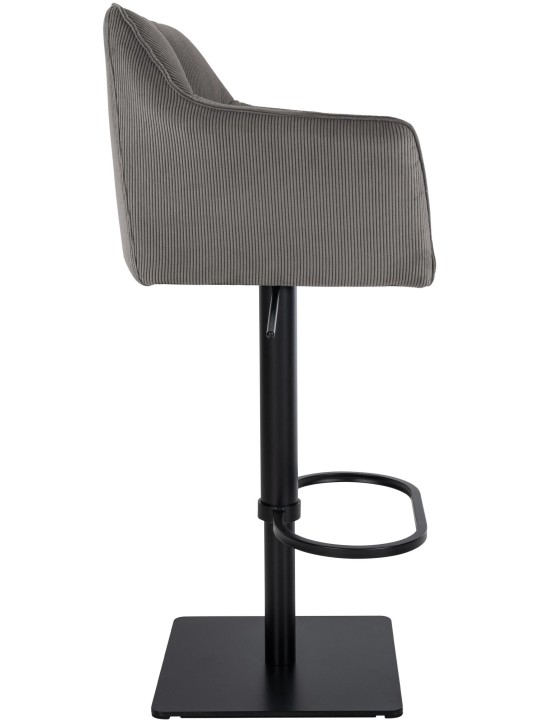 Banqueta alta Damaso B Cord, taupe