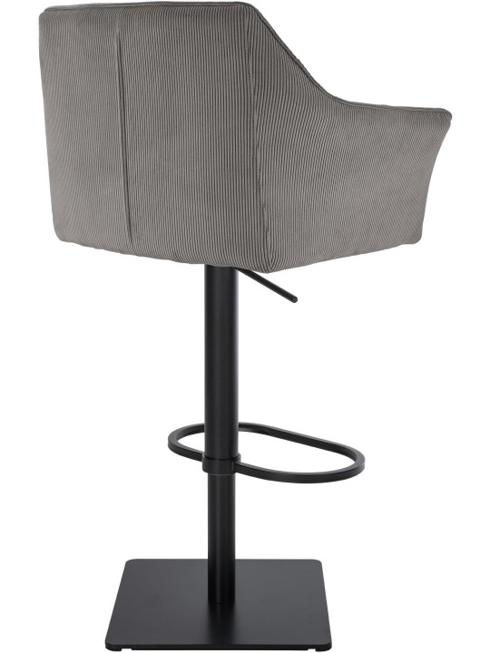 Banqueta alta Damaso B Cord, taupe