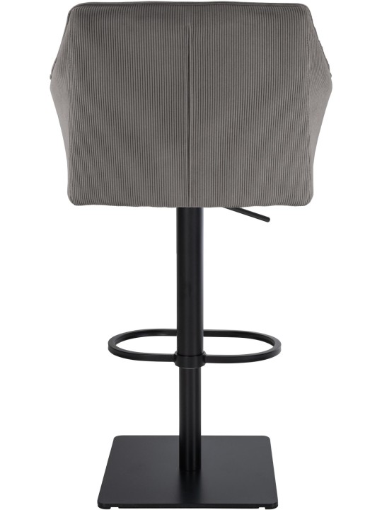 Banqueta alta Damaso B Cord, taupe