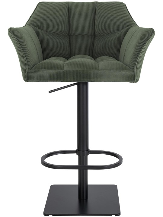 Banqueta alta Damaso B Cord, verde