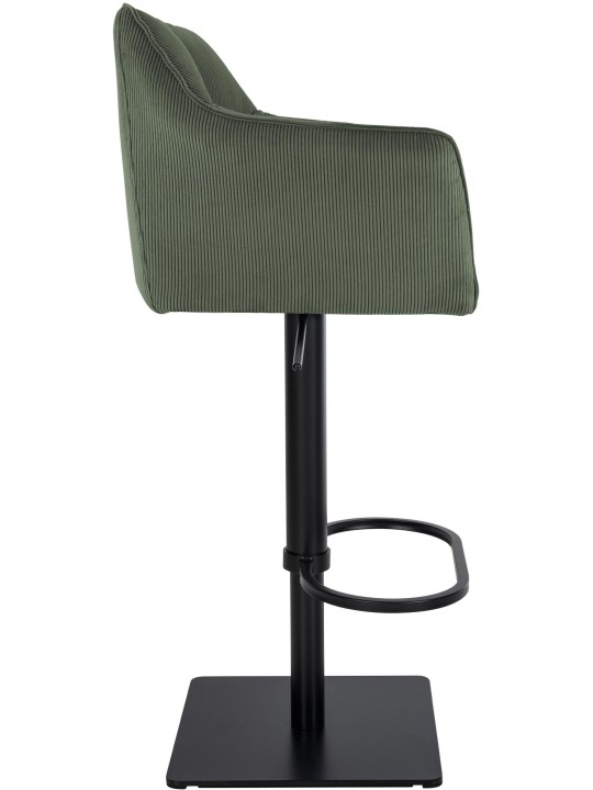 Banqueta alta Damaso B Cord, verde