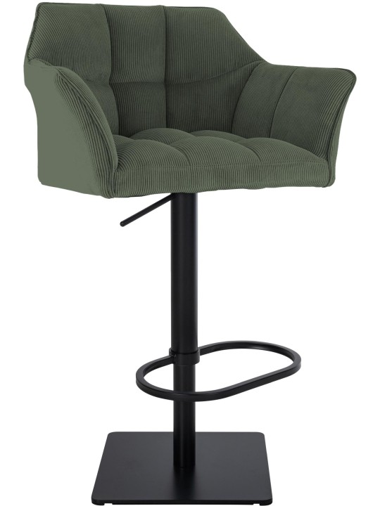 Banqueta alta Damaso B Cord, verde