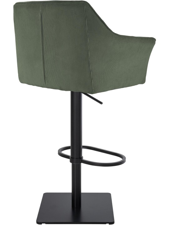 Banqueta alta Damaso B Cord, verde