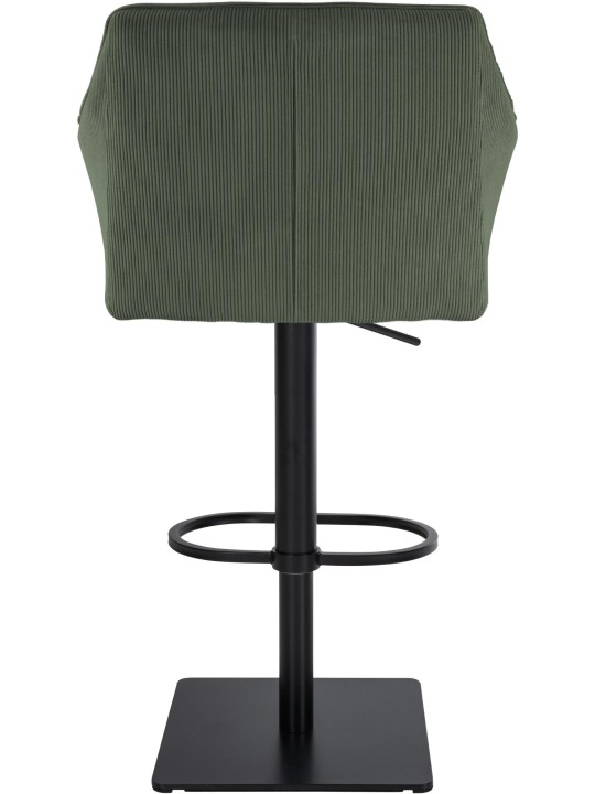 Banqueta alta Damaso B Cord, verde
