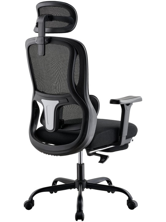 Cadeira de escritório Mankato, preto