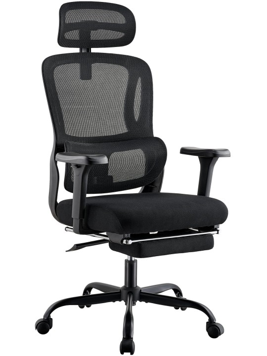 Cadeira de escritório Mankato, preto