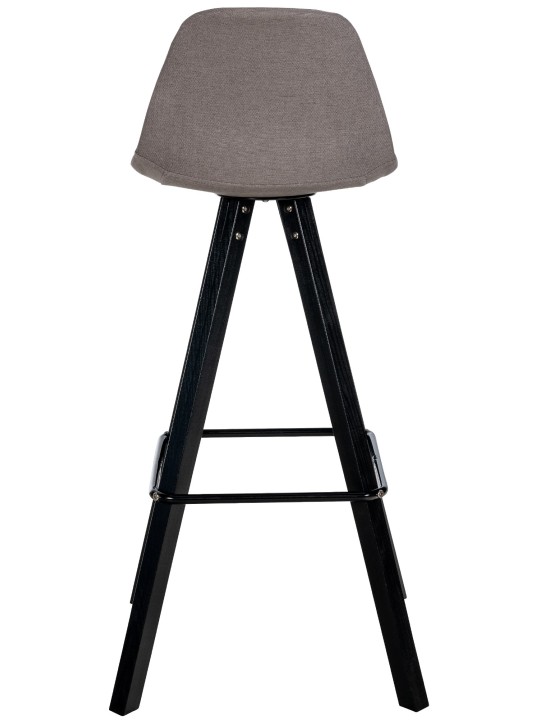 Conjunto de 2 bancos de bar em tecido Corbin quadrado, taupe Conjunto de 2 bancos de bar em tecido Corbin quadrado, taupe