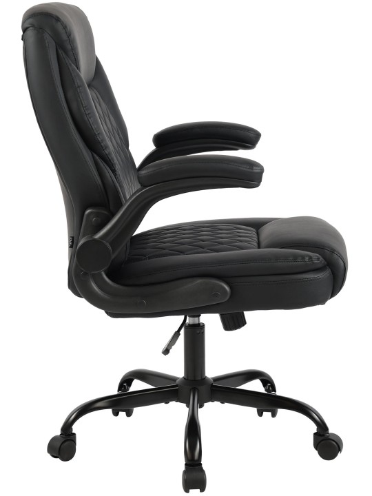 Cadeira de escritório Medfield couro sintético, preto