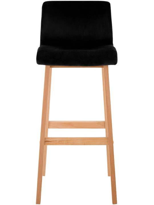 Banqueta alta Hoover Velvet Natura, preto Banqueta alta Hoover Velvet Natura, preto