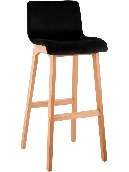 Banqueta alta Hoover Velvet Natura, preto Banqueta alta Hoover Velvet Natura, preto