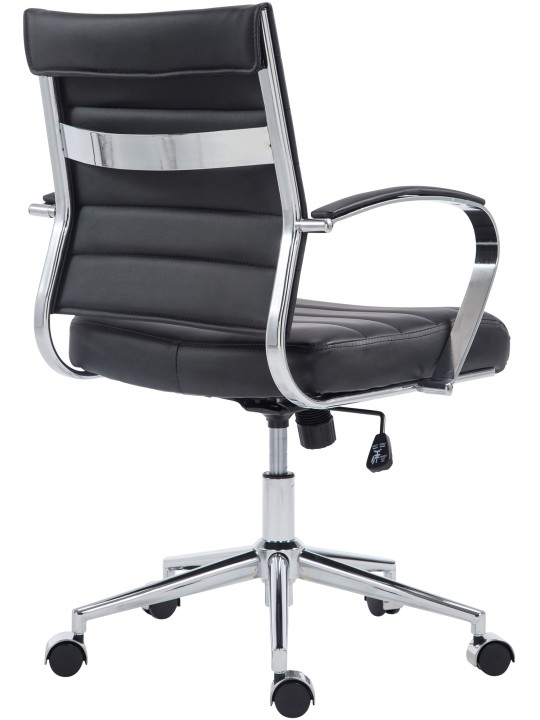 Cadeira de escritório em pele sintética Oakland, preto