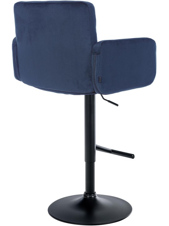 Conjunto de 2 bancos altos de veludo Los Angeles, azul Conjunto de 2 bancos altos de veludo Los Angeles, azul