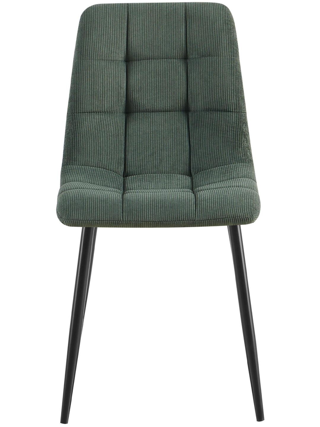 Conjunto de 2 cadeiras de jantar Antibes Cord, verde