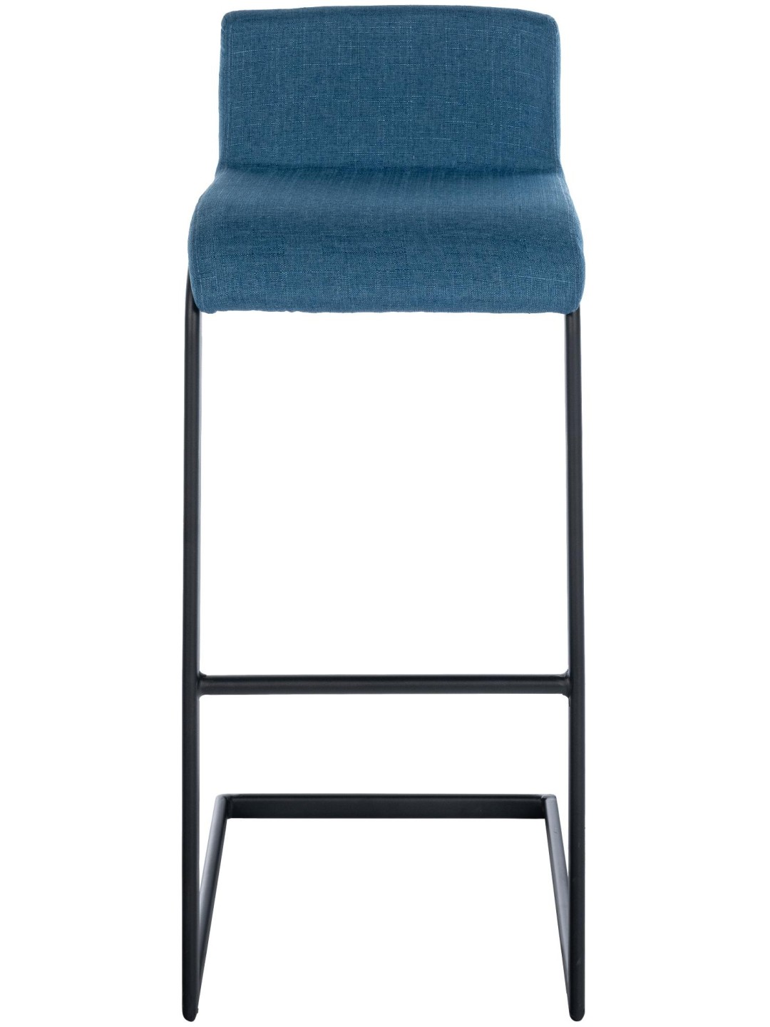 Conjunto de 2 bancos altos em tecido Newport B, azul