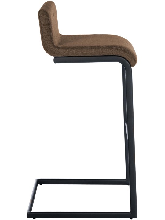 Conjunto de 2 bancos altos em tecido Newport B, castanho Conjunto de 2 bancos altos em tecido Newport B, castanho