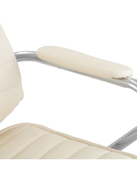 Cadeira de escritório Rako, creme