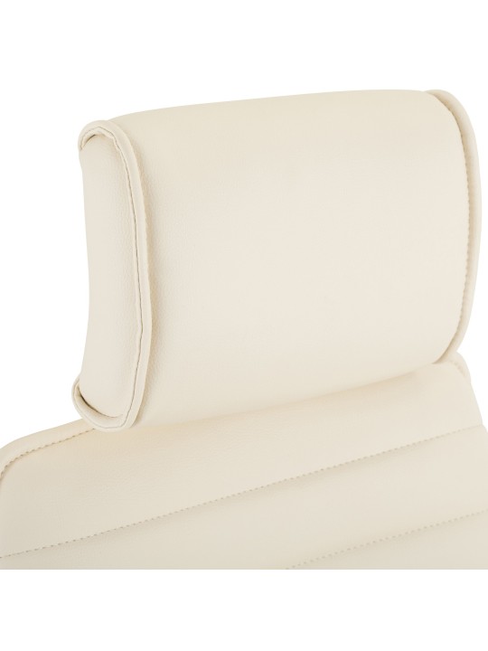 Cadeira de escritório Rako, creme