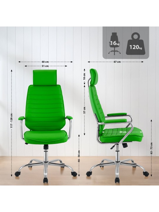 Cadeira de escritório Rako, verde