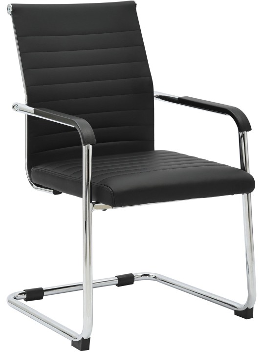 Cadeira para visitantes Hakon, preto