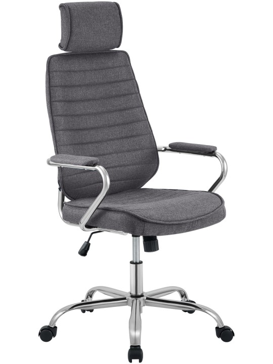 Cadeira de escritório Rako tecido, cinza escuro Cadeira de escritório Rako tecido, cinza escuro