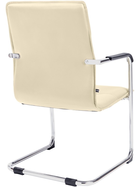 Cadeira para visitantes de Seattle, creme