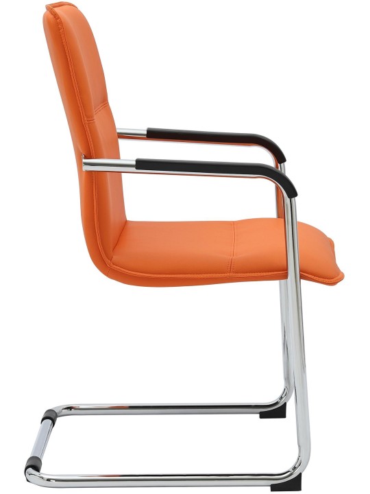 Conjunto de 2 cadeiras para visitantes Seattle, laranja