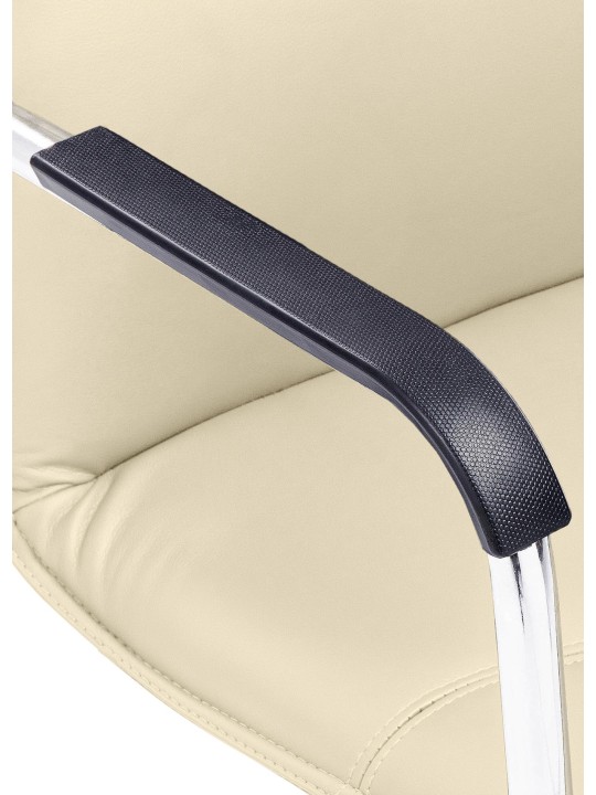 Conjunto de 2 cadeiras para visitantes Seattle, creme