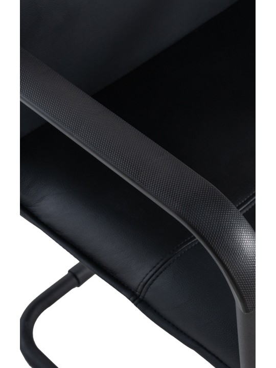 Conjunto de 2 cadeiras para visitantes Seattle, preto/preto