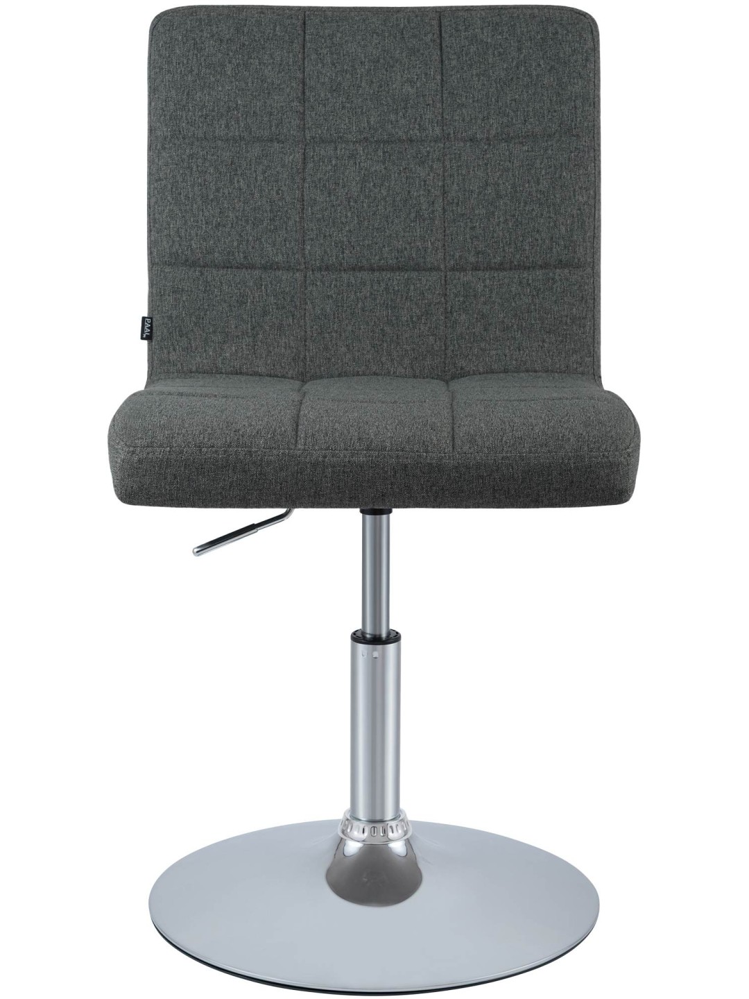 Cadeira Ricky tecido, cinza escuro