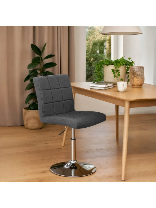 Cadeira Ricky tecido, cinza escuro Cadeira Ricky tecido, cinza escuro