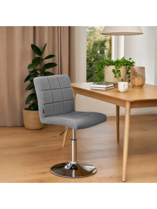 Cadeira Ricky tecido, cinza Cadeira Ricky tecido, cinza