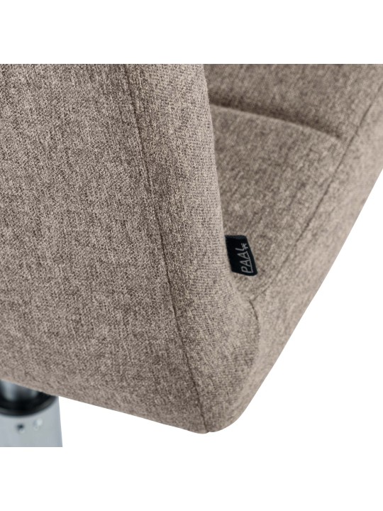 Cadeira Ricky tecido, taupe