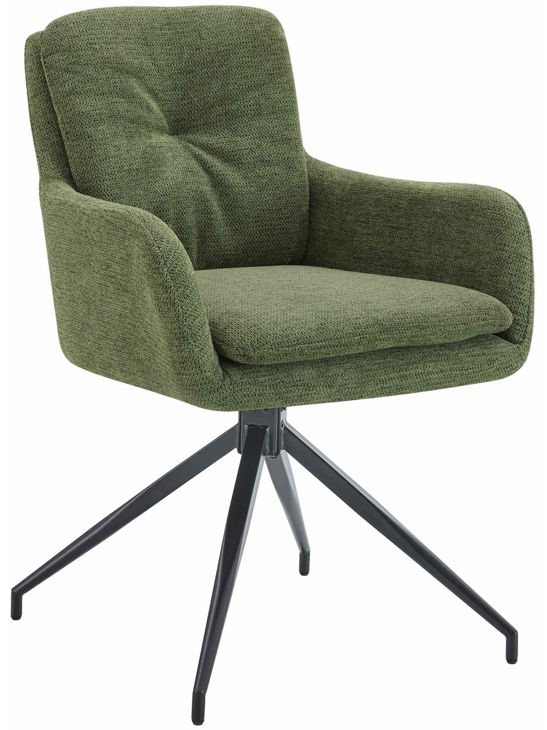 Cadeira de jantar tecido Pickett, verde