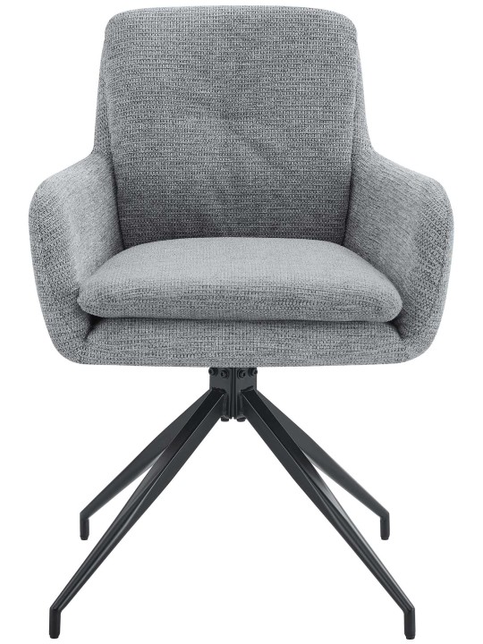 Cadeira de jantar tecido Pickett, cinza