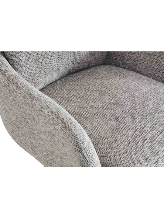 Conjunto de 2 cadeiras de jantar tecido Pickett, taupe Conjunto de 2 cadeiras de jantar tecido Pickett, taupe