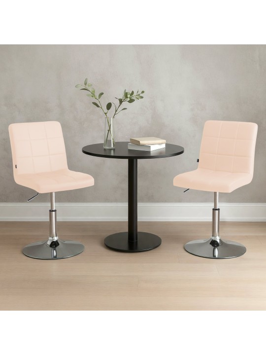 Cadeira Ricky couro sintético, creme Cadeira Ricky couro sintético, creme