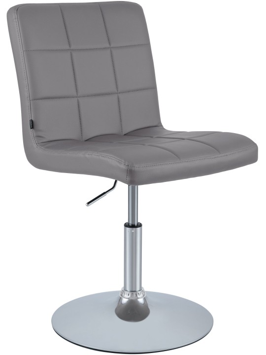 Cadeira Ricky couro sintético, cinza Cadeira Ricky couro sintético, cinza