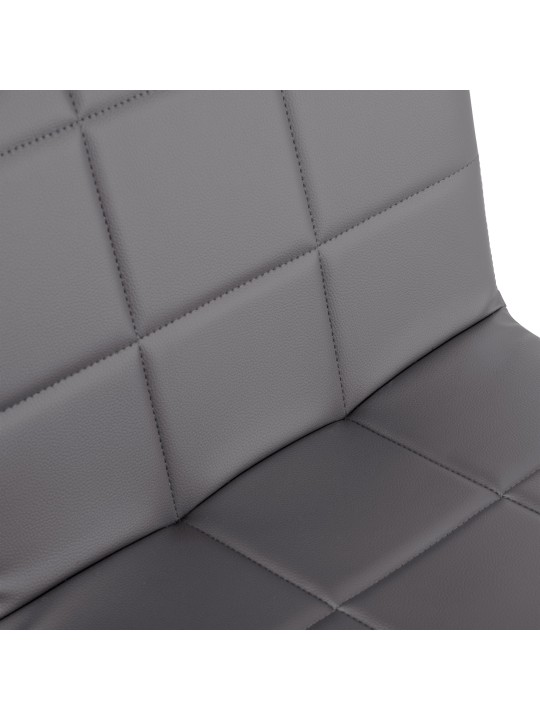 Cadeira Ricky couro sintético, cinza Cadeira Ricky couro sintético, cinza