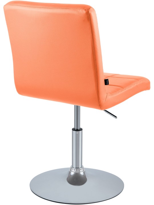 Cadeira Ricky couro sintético, laranja