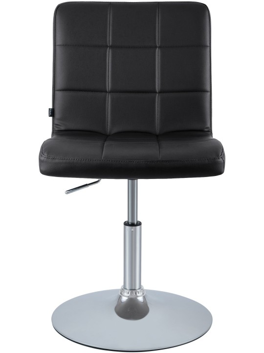 Cadeira Ricky couro sintético, preto