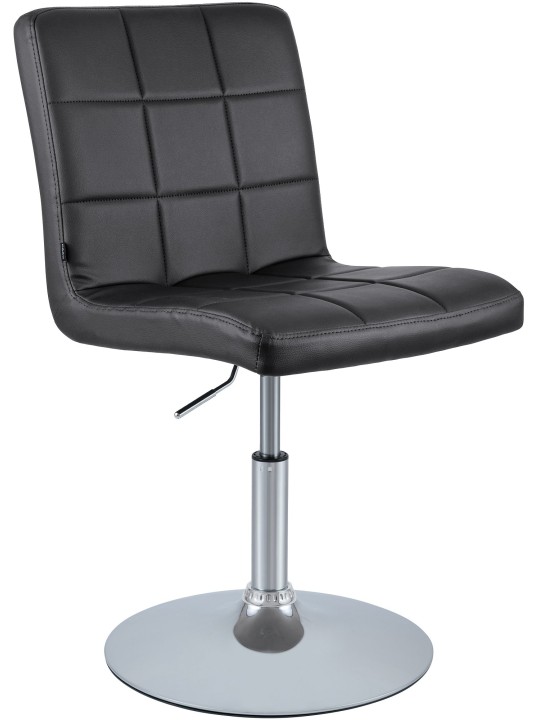 Cadeira Ricky couro sintético, preto