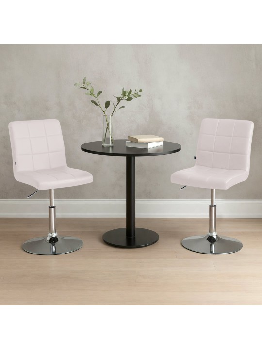 Cadeira Ricky couro sintético, branco Cadeira Ricky couro sintético, branco